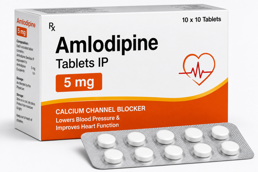 Amlodipine 5 mg Tablet