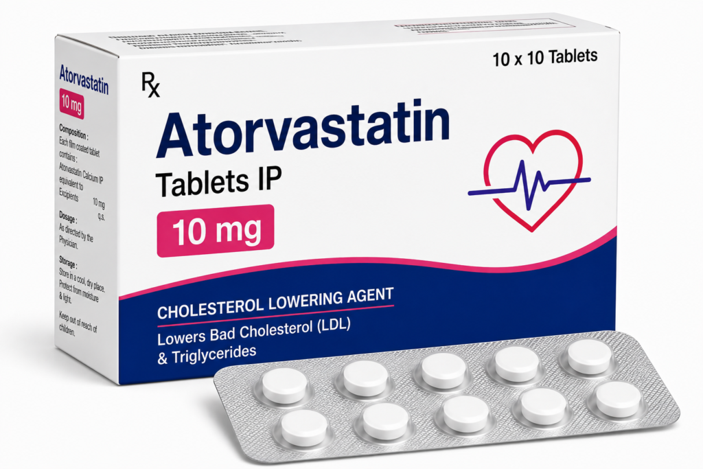 Atorvastatin 10 mg Tablet
