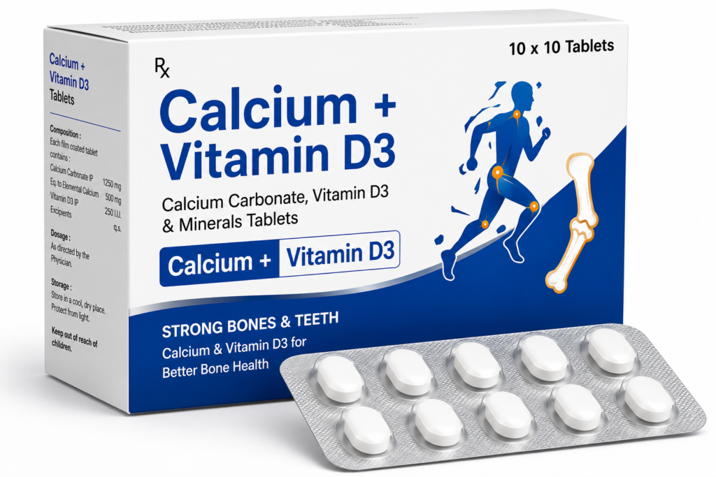 Calcium + Vitamin D3 Tablet