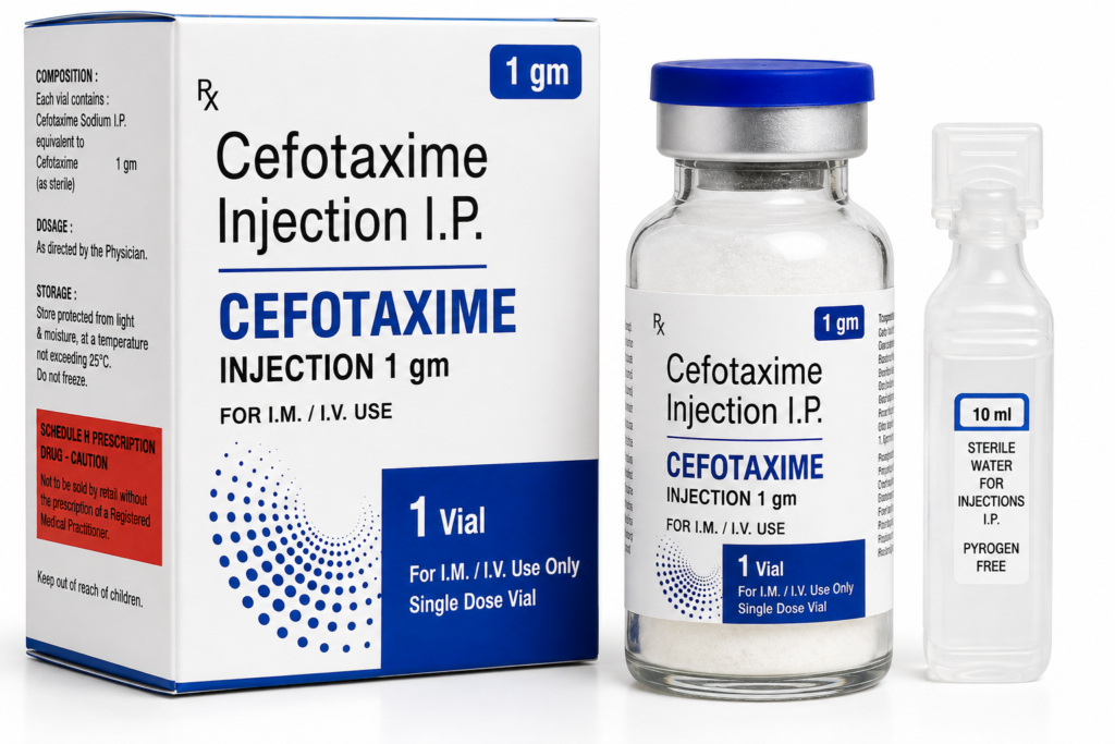Cefotaxime Injection 1 gm