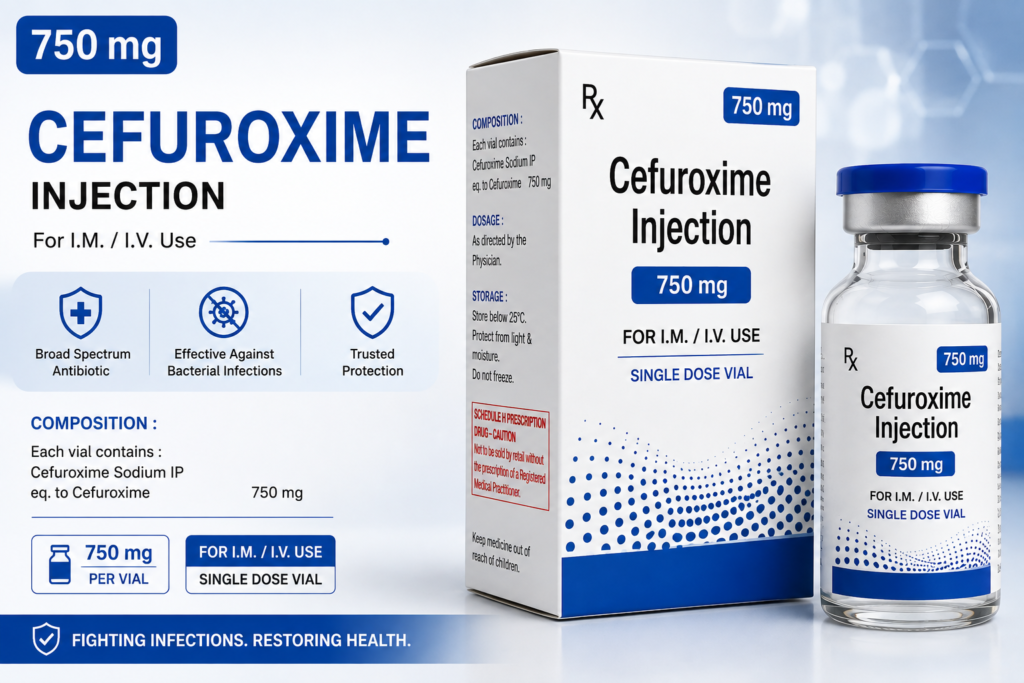 Cefuroxime Injection 750 mg