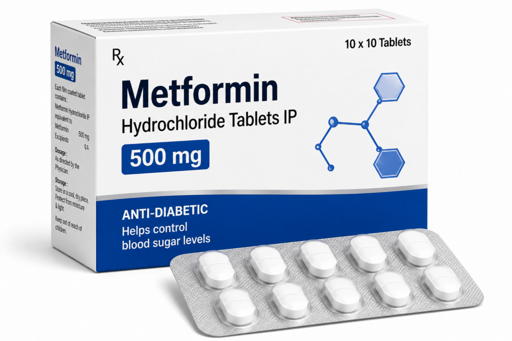 Metformin 500 mg Tablet