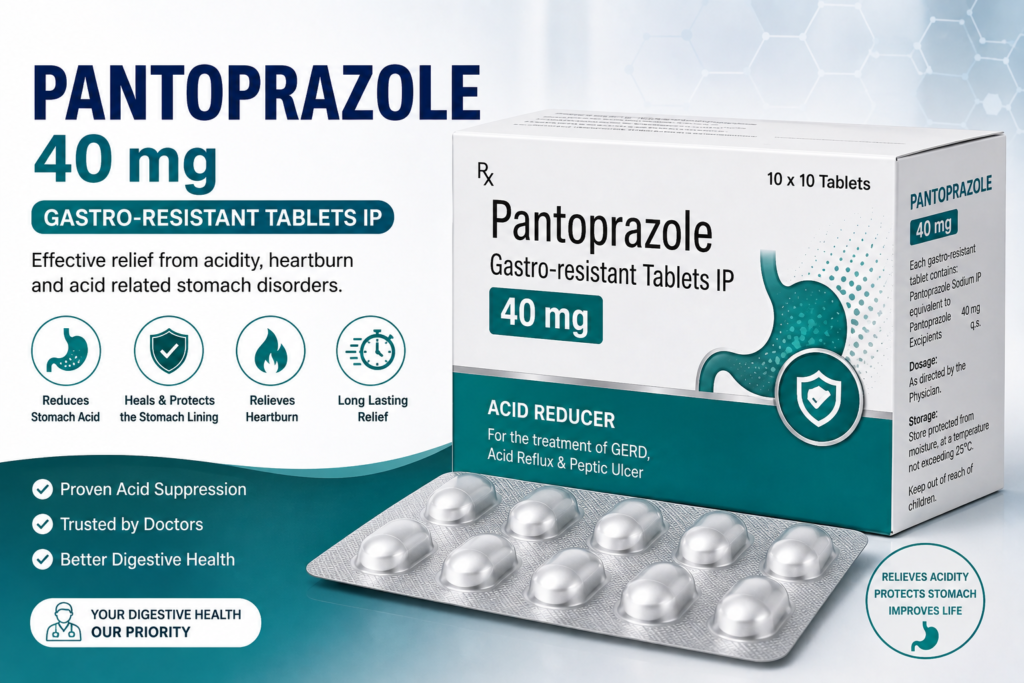 Pantoprazole 40 mg Tablet