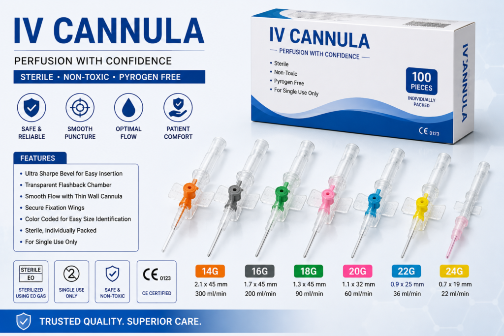 IV Cannula – Sterile Disposable