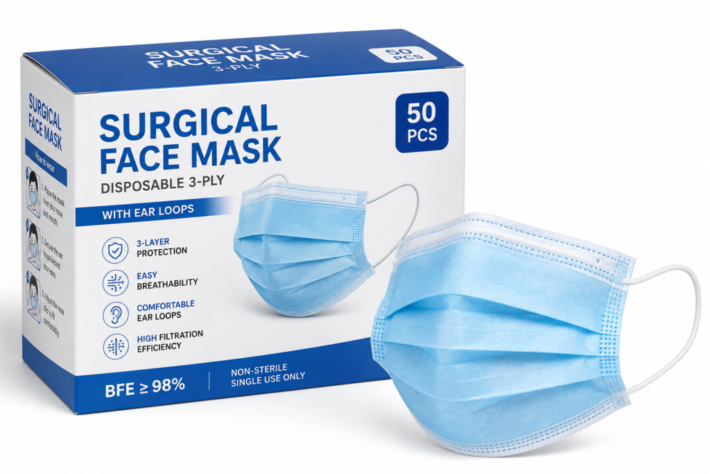 Surgical Face Mask (3 Ply)