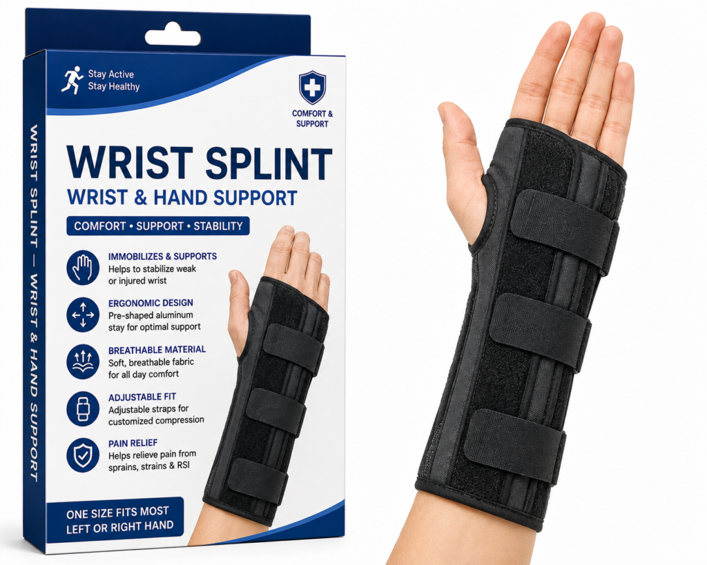 Wrist Splint – Wrist & Hand Support
