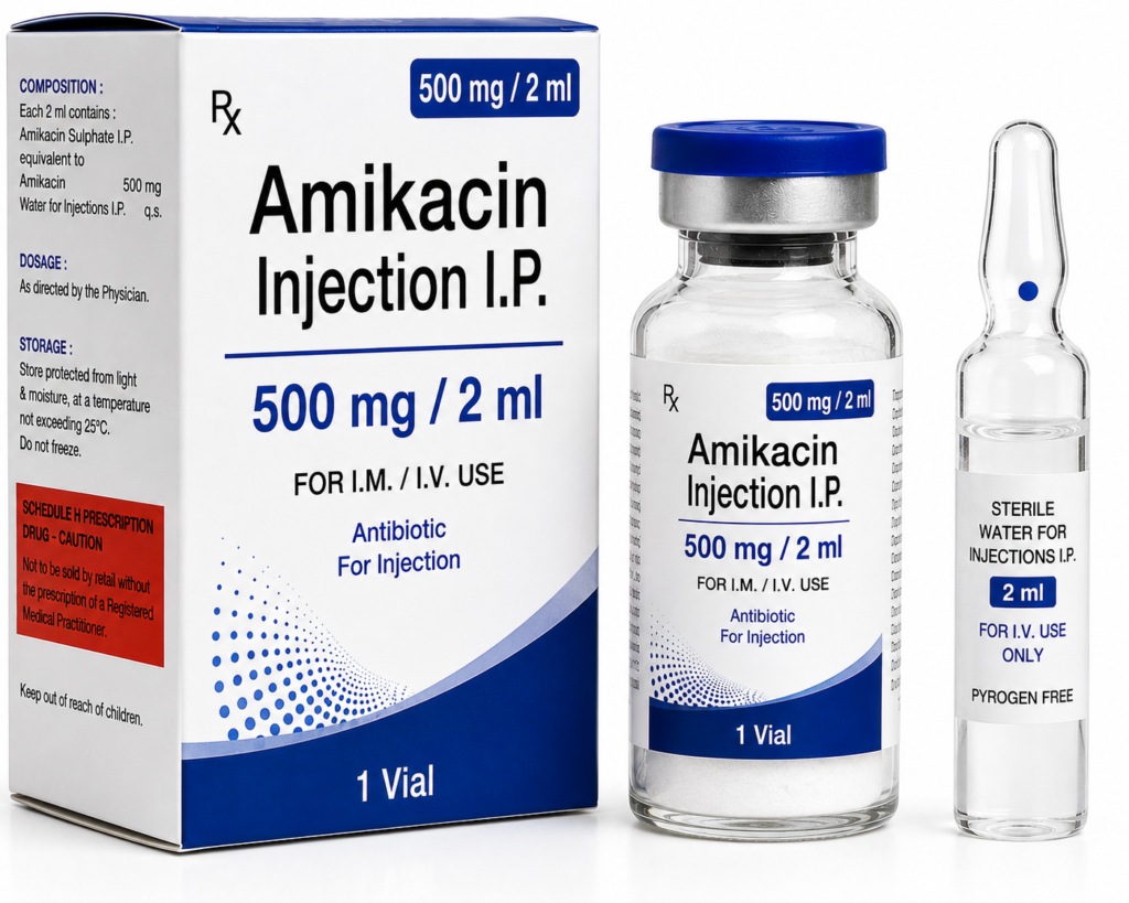 Amikacin Injection 500 mg/2 ml