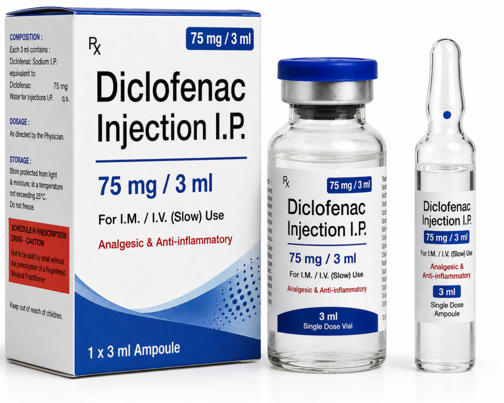 Diclofenac Injection 75 mg/3 ml