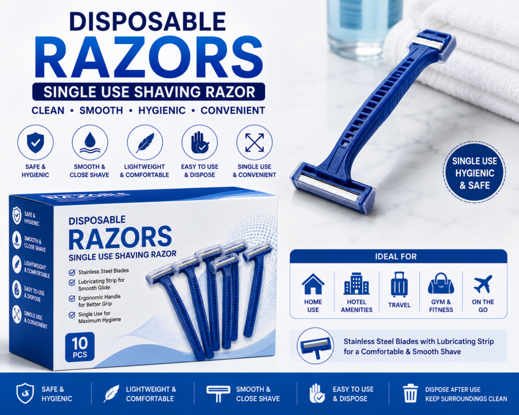 Disposable Razors – Single Use Shaving Razor