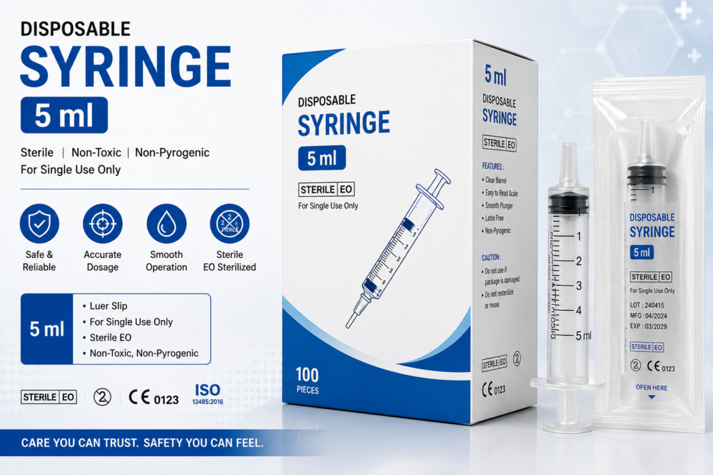 Disposable Syringe 5 ml