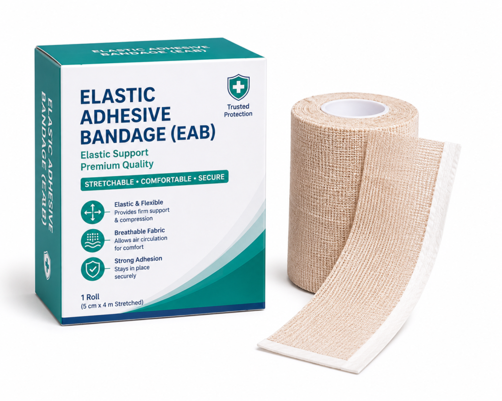 Elastic Adhesive Bandage (EAB) – Elastic Support Tape