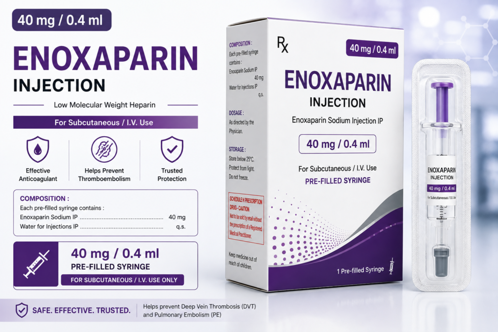 Enoxaparin Injection 40 mg/0.4 ml