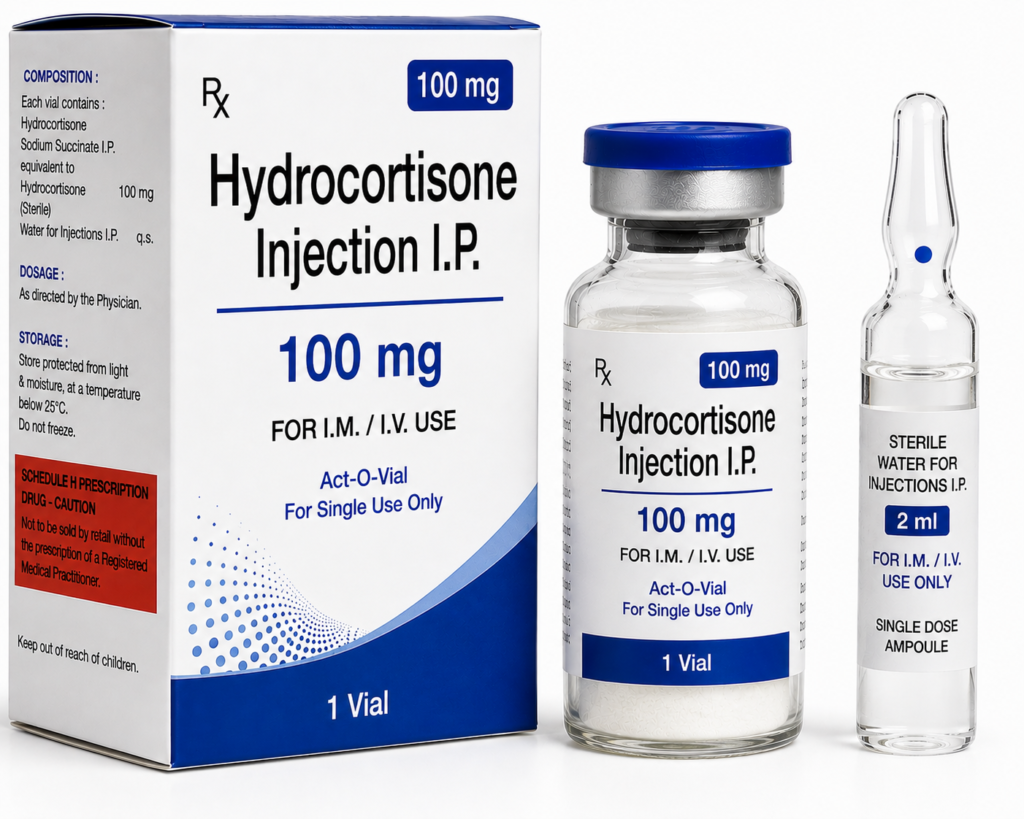 Hydrocortisone Injection 100 mg