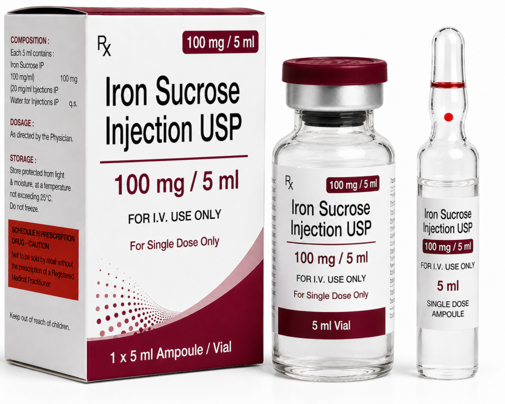 Iron Sucrose Injection 100 mg/5 ml