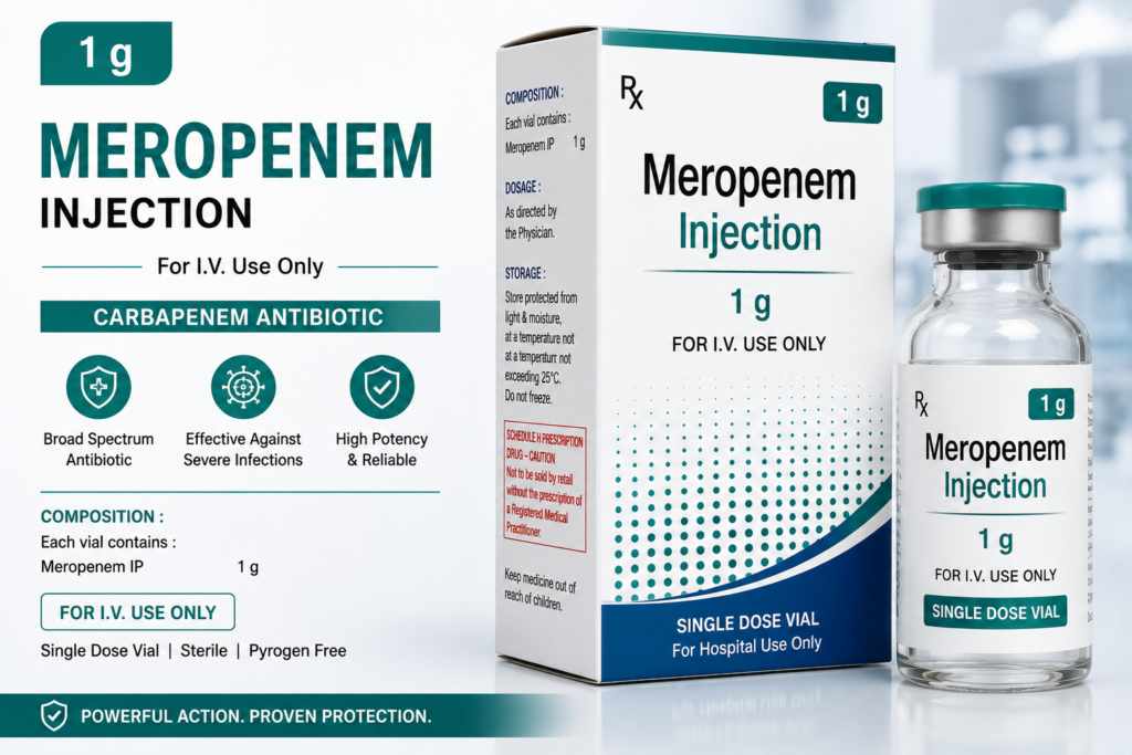 Meropenem Injection 1 g