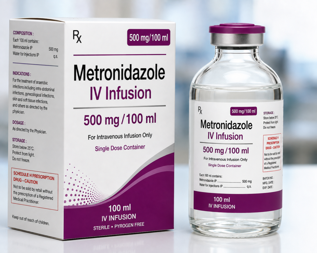 Metronidazole IV Infusion 500 mg/100 ml