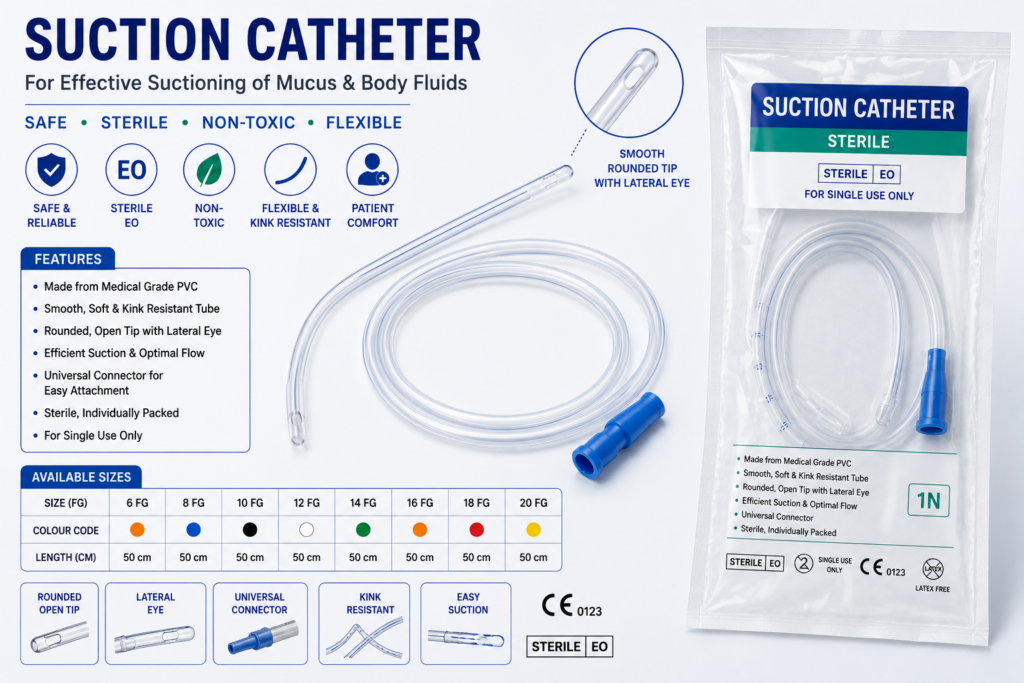 Suction Catheter – Sterile Disposable